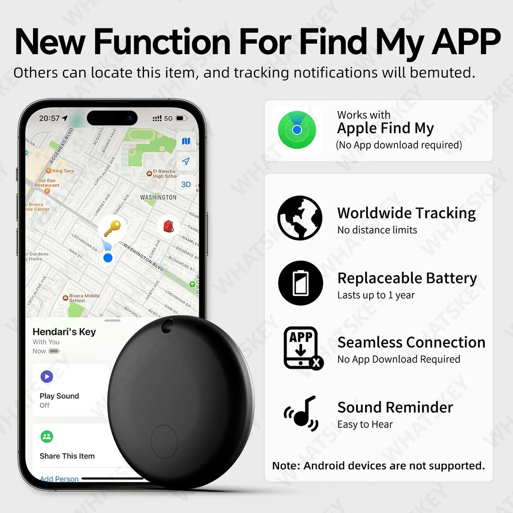Smart Item Tracker Tag for Android - Works with Google Find My Device