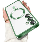 Clear MagSafe case with plated edges for Samsung Galaxy, view 3