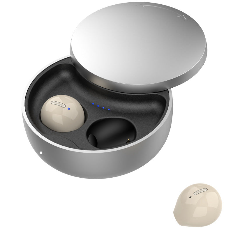 Wireless Bluetooth earbuds with charging case, view 2