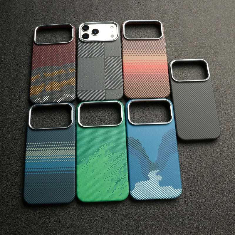 Carbon Fiber Texture MagSafe Case for iPhone 17, 17 Air, 17 Pro & 17 Pro Max