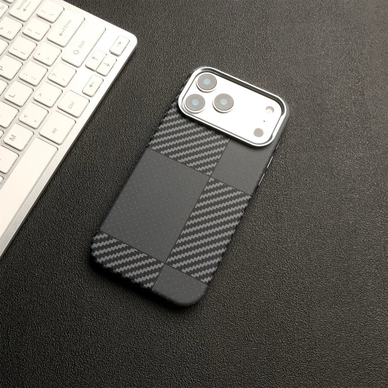 Carbon Fiber Texture MagSafe Case for iPhone 17, 17 Air, 17 Pro & 17 Pro Max