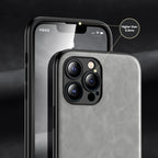 Slim vegan leather MagSafe case for iPhone, view 3