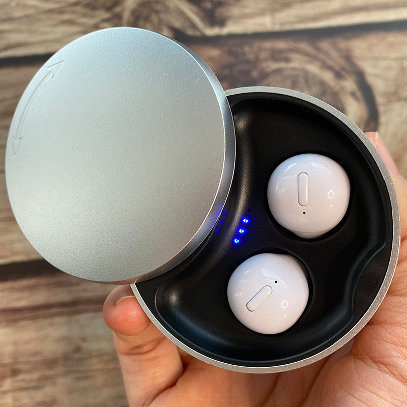 Wireless Bluetooth earbuds with charging case, view 6