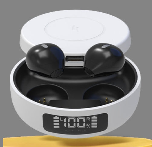 Wireless Bluetooth earbuds with charging case, view 4