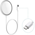 15W magnetic wireless charger pad with USB-C cable, view 2