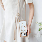 Clear MagSafe case with crossbody lanyard for iPhone, view 10