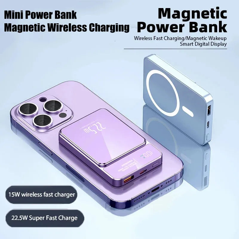 Magnetic wireless power bank, MagSafe compatible, view 7