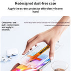Dust-free install tempered glass screen protector for iPhone 18 Pro, view 4