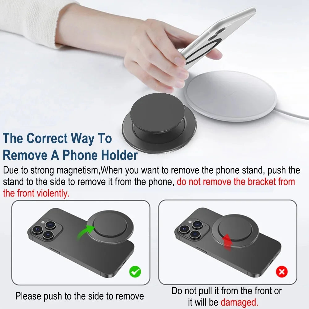 Magnetic Expanding Phone Grip & Stand - MagSafe Compatible