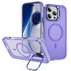 Magnetic clear iPhone case with camera ring kickstand, view 4