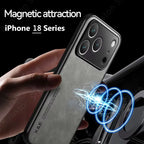 Slim vegan leather MagSafe case for iPhone, view 8
