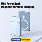 Magnetic wireless power bank, MagSafe compatible, view 3