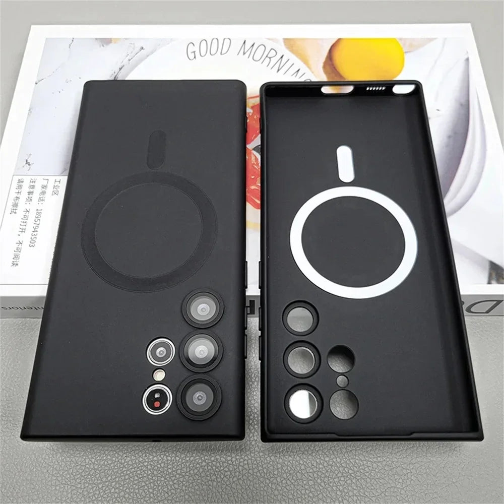 Slim Matte Magnetic Case for Samsung Galaxy S26, S25 & S24 Series - MagSafe Compatible