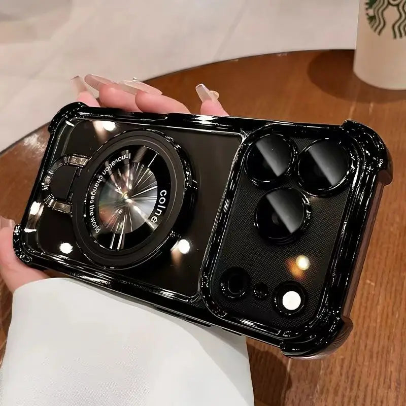 Clear MagSafe Case with Plated Edges for iPhone 17, 17 Air, 17 Pro & 17 Pro Max