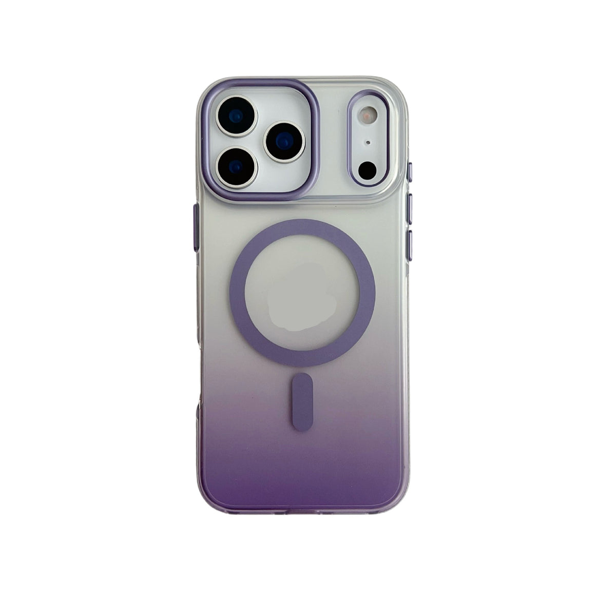 Aurora gradient frosted magnetic iPhone case, view 9