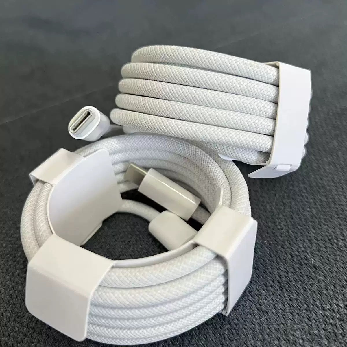 240W USB-C to USB-C braided charging cable, view 4