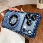 Clear MagSafe Case with Plated Edges for iPhone 17, 17 Air, 17 Pro & 17 Pro Max