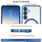 Clear MagSafe case with plated edges for Samsung Galaxy, view 7