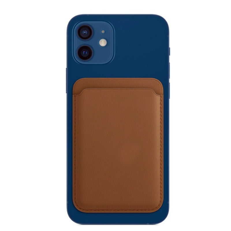 Magnetic leather card wallet for iPhone, view 7