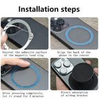Magnetic expanding phone grip and stand, view 6
