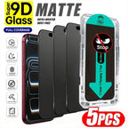 Matte Privacy Screen Protector for iPhone 16, 17 & 18 Series - Anti-Spy, Anti-Glare Tempered Glass with Easy Install Kit