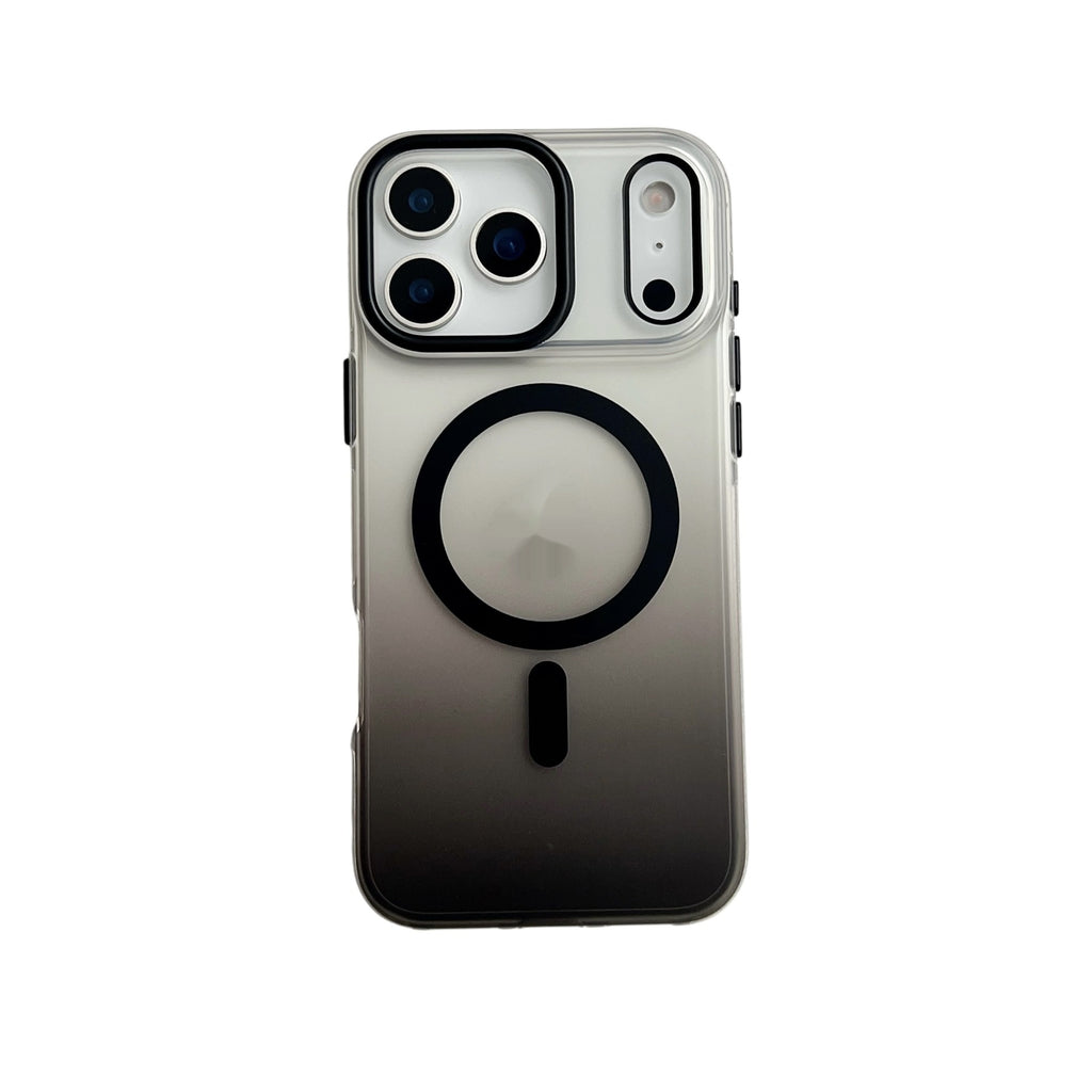Aurora gradient frosted magnetic iPhone case, view 2
