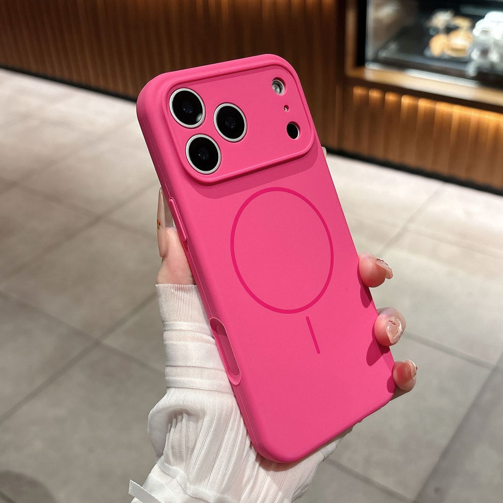 Magnetic liquid silicone case for iPhone 17, view 9
