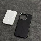 Vintage leather magnetic iPhone case, view 10