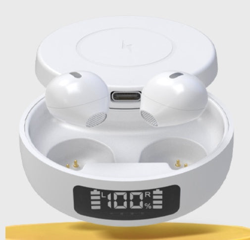 Wireless Bluetooth earbuds with charging case, view 7