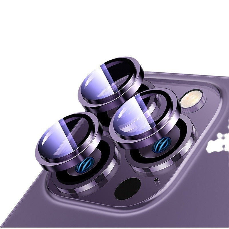 Metal ring camera lens protector for iPhone 15 and 16, view 7