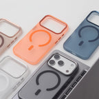 Frosted magnetic shockproof case for iPhone 17