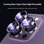 Metal ring camera lens protector for iPhone 15 and 16