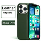 Premium Leather MagSafe Case for iPhone 16, 17 & 18 Pro Series - Magnetic Shockproof Cover