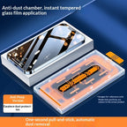 Dust-free install tempered glass screen protector for iPhone 18 Pro, view 3