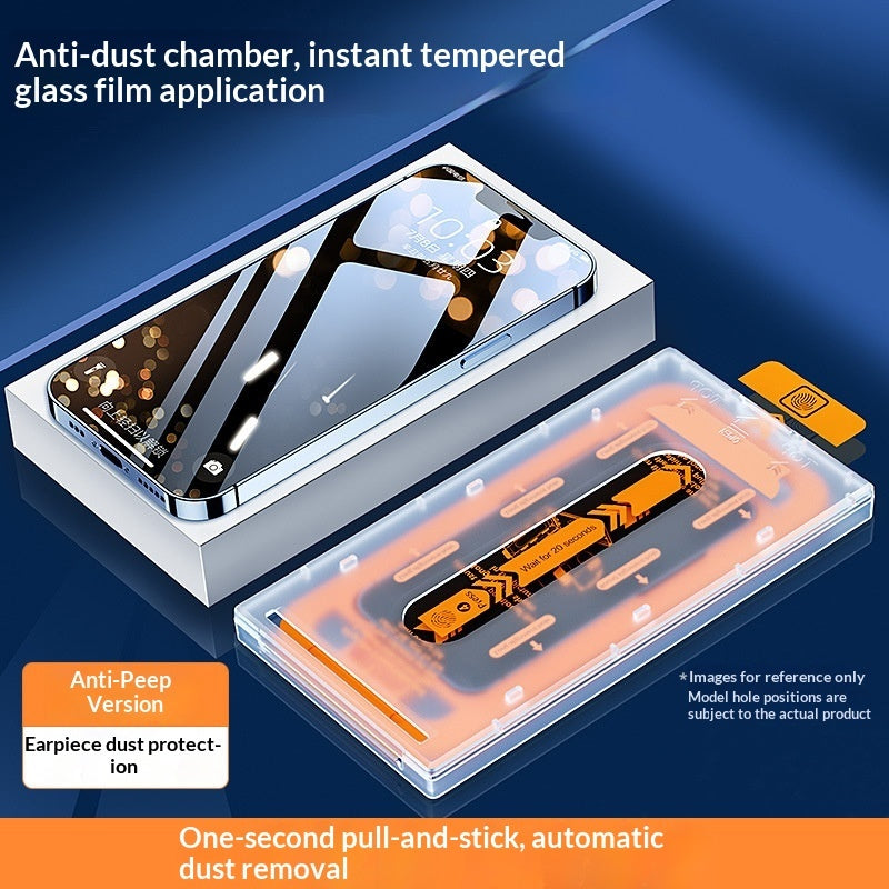 Dust-free install tempered glass screen protector for iPhone 18 Pro, view 3