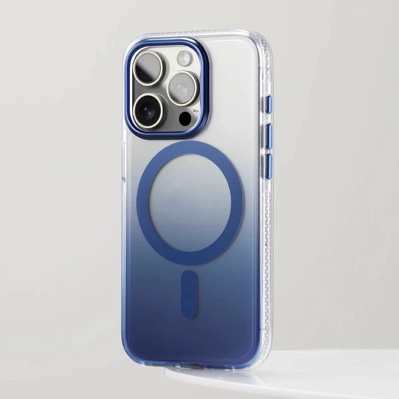 Aurora gradient frosted magnetic iPhone case, view 7