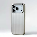 Striped Plated MagSafe Case for iPhone 17 Series - Travel-Inspired Design