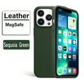 Premium Leather MagSafe Case for iPhone 16, 17 & 18 Pro Series - Magnetic Shockproof Cover