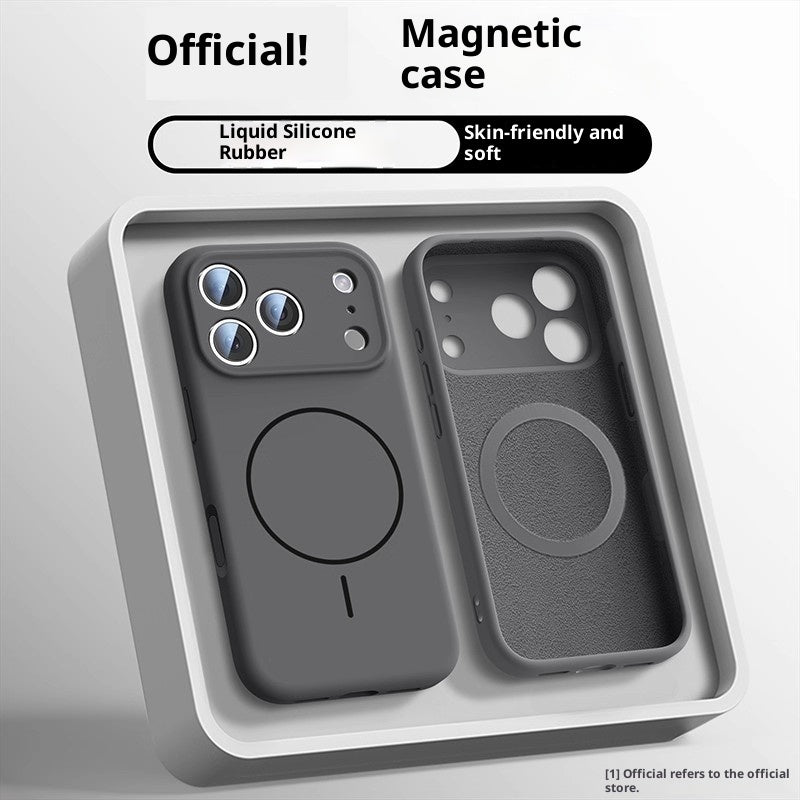 Magnetic liquid silicone case for iPhone 17, view 13