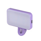 Rechargeable Clip-On Selfie Fill Light - 3 Light Modes, Adjustable Brightness