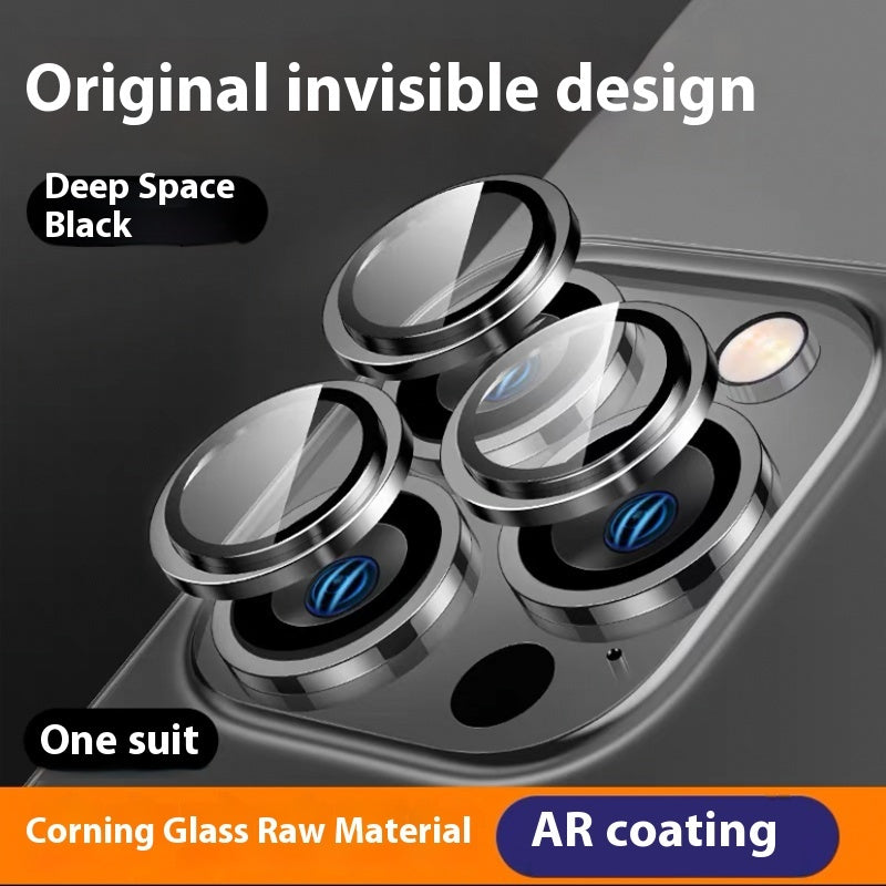 Metal ring camera lens protector for iPhone 15 and 16, view 5