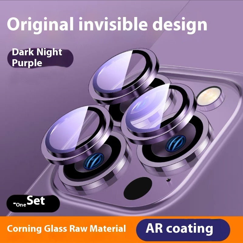 Metal ring camera lens protector for iPhone 15 and 16, view 2