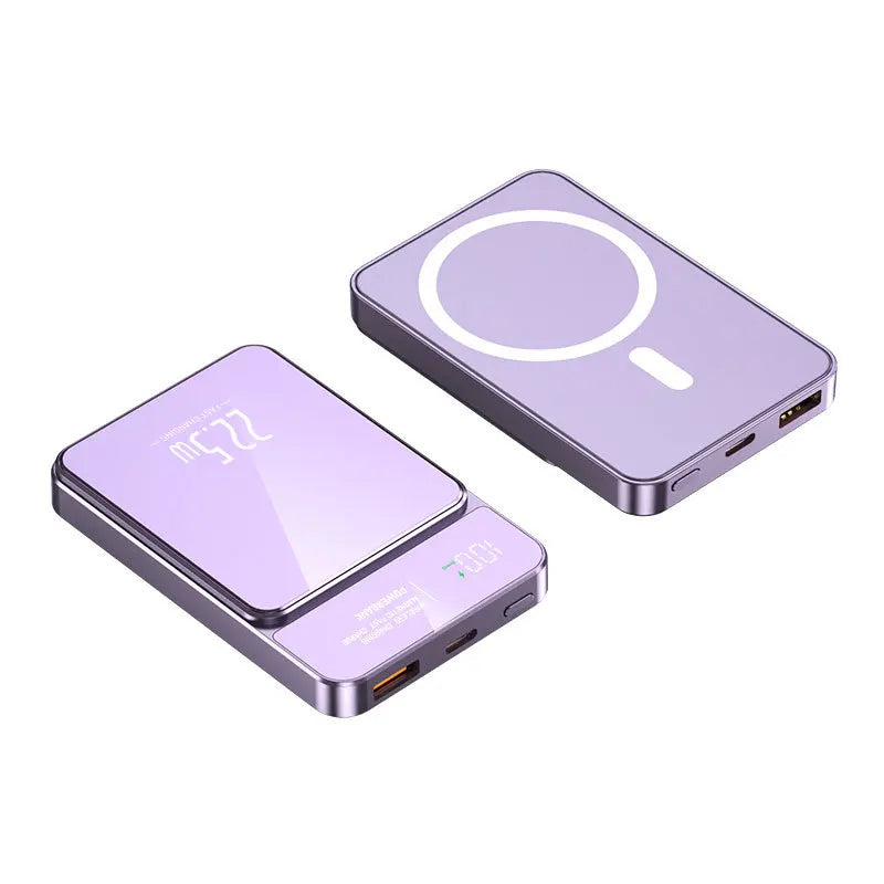 Magnetic wireless power bank, MagSafe compatible