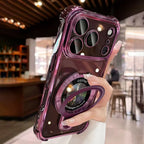 Clear MagSafe case with plated edges for iPhone, view 7