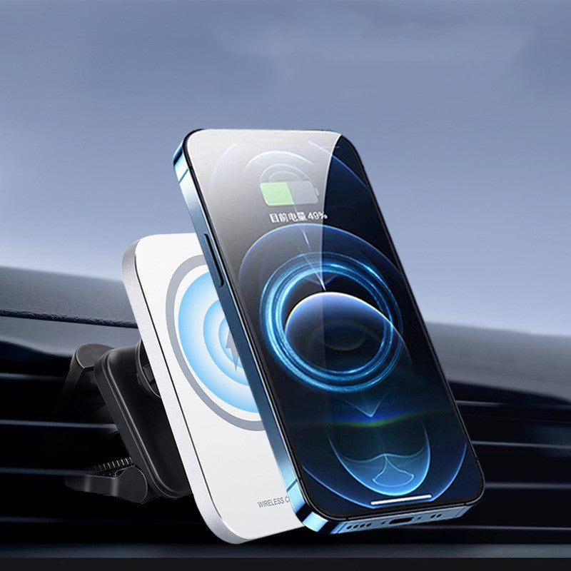 Magnetic wireless charging car phone mount, view 5