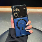Magnetic Fold-Stand Case with Full Camera Protection for Samsung Galaxy S26, S25 & S24