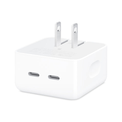 Apple 35W Dual USB-C Port Compact Power Adapter