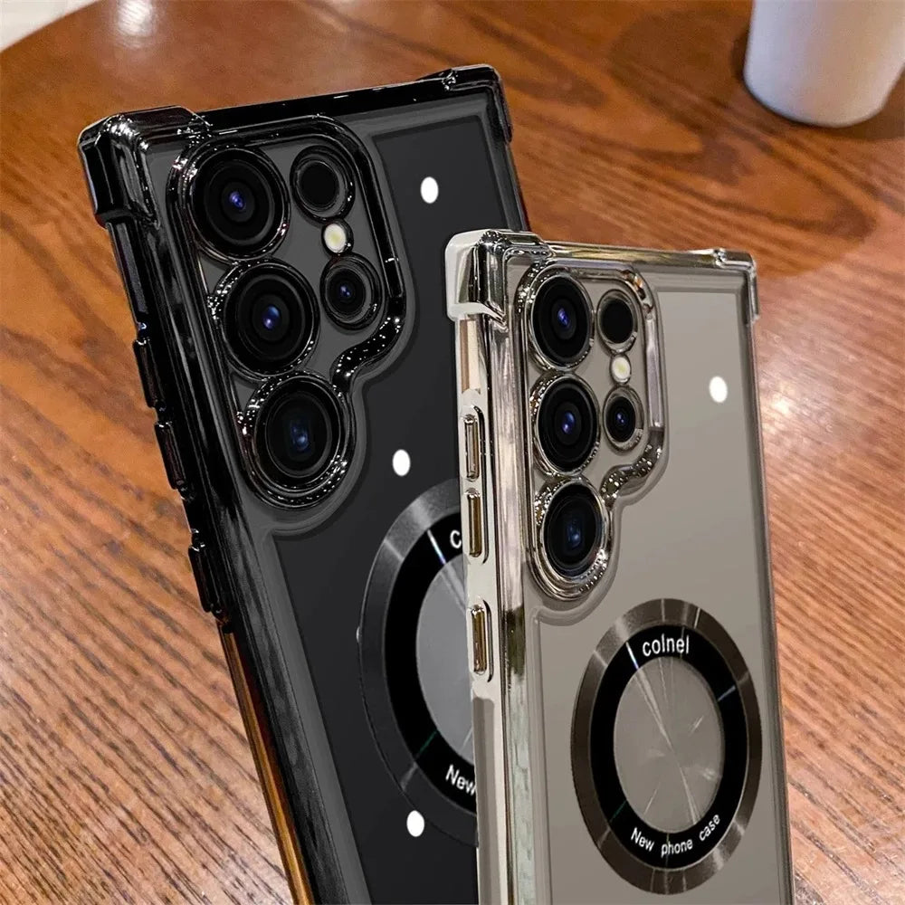 Clear magnetic case for Samsung Galaxy, view 6